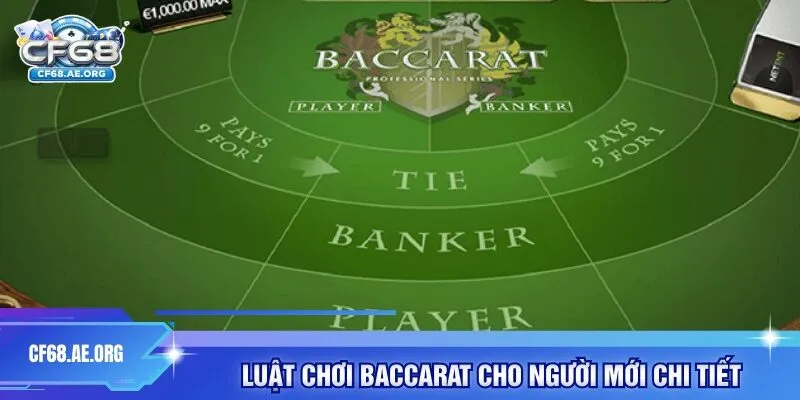 Luật chơi baccarat cho người mới chi tiết